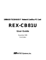 Ratoc CB81U Rev.1.0 User manual