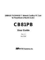 Ratoc CB81PB Rev.1.0 User manual