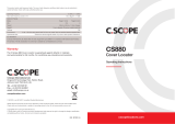 C.Scope CS880 User manual