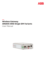 ABB ARG600 ANSI User manual