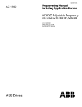 ABB ACH 502 Programming Manual