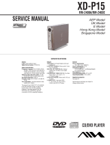 Aiwa XD-P15 User manual