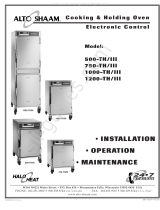 Alto-Shaam 750-TH/III Installation, Operation And Maintanance Manual