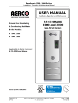 Aerco Benchmark 2000 User manual