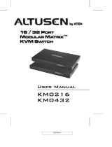 ATEN Technology KM0216 / KM0432 User manual