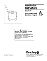 Bradley WC7690 Installation guide