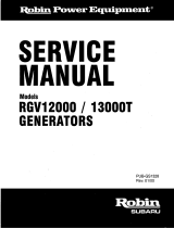 Subaru Robin Power Products GENERATORS 13OOOT User manual