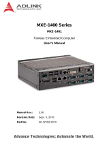 ADLINK Technology MXE-1401 User manual