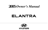 Hyundai 2005 Elantra Owner's manual