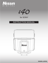 Nissin i40 Flash for Sony User manual