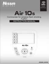 Nissin Air 10s Commander for Fujifilm User manual