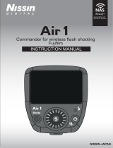 Nissin Air 1 Commander for Fujifilm User manual
