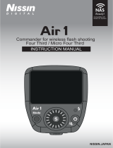 Nissin Air 1 Commander for Four Thirds User manual
