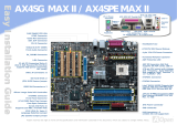 AOpen AX4SPE Max II Easy Installation Manual