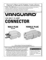 Vanguard Item 63125 Owner's manual