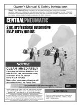 Central Pneumatic Item 94572-UPC 193175319418 Owner's manual