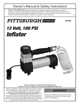 Pittsburgh Automotive Item 63745 Owner's manual