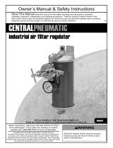 Central Pneumatic Item 56650 Owner's manual