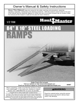 HARBOR FREIGHT 60397 84 Inch x 10 Inch Steel Loading Ramps Owner's manual