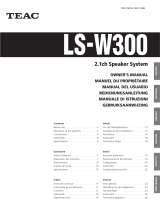 TEAC LS-W300 User manual