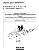 Dolmar PS7900HS60 Owner's manual