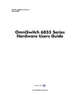 Alcatel-Lucent OmniSwitch 6855-U24 Hardware User's Manual