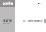 APRILIA 2010 RX 50 User manual