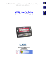 LXE MX3X User manual