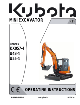 Kubota KX057-4 Operation Instruction Manual