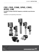 Grundfos CRNE Installation And Operating Instrictions