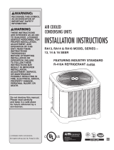 Ruud RA1442BJ1NA Installation guide