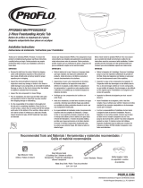 ProFlo PFFSOS25932WH Installation guide