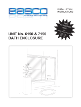 Basco Shower Enclosures 7150-60 Installation guide