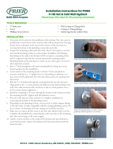 Prier Products P-118L10 Installation guide
