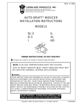 Tjernlund Products AUTO-DRAFT D-3 Installation guide