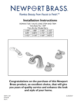 Newport Brass 3-1027/ORB Installation guide