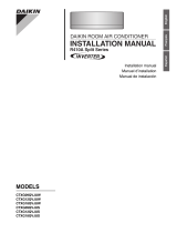 Daikin CTXG12QVJUS Installation guide