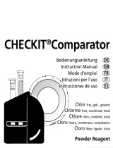 Tintometer CHECKIT Comparator Vario PP Chlorine free, combined, total (Method No.: M2508) User manual