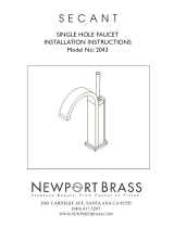 Newport Brass 2043 Installation guide