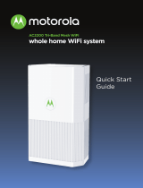 Motorola AC2200 Tri-Band Mesh Whole Home WiFi System User guide