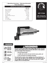 Matco Tools MT1734 User manual