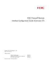 H3C VFW1000 Interface Configuration Manual