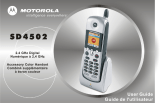 Motorola SD4502 - System Expansion Cordless Handset Extension User manual