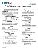 Magnum TE100 Quick Reference Manual