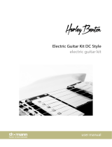 Harley Benton Electric Guitar Kit DC Style User manual