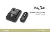 Harley Benton AirBorne Pro 5.8Ghz Instrument Owner's manual
