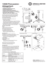 K&M 13500 Percussion table Operating instructions