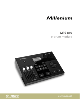 Millenium MPS-850 E-Drum Set User manual