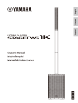 Yamaha Stagepas 1k User manual