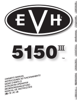 Evh 5150III Owner's manual